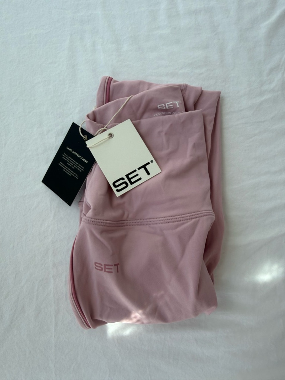 SET Active Breathe Pipe Leggings - Bloom XS NWT